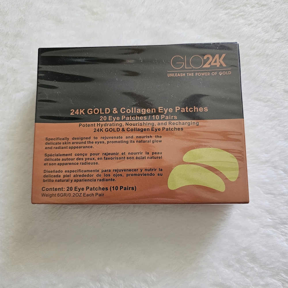 Gold & Collagen Eye Patches - Black and Gold